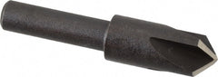 Cleveland - 3/8" Head Diam, 1/4" Shank Diam, 4 Flute 100° High Speed Steel Countersink - Benchmark Tooling