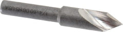 Cleveland - 1/4" Head Diam, 3/16" Shank Diam, 1 Flute 60° High Speed Steel Countersink - Benchmark Tooling