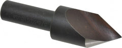 Cleveland - 5/8" Head Diam, 3/8" Shank Diam, 1 Flute 60° High Speed Steel Countersink - Benchmark Tooling