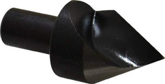 Cleveland - 1-1/2" Head Diam, 3/4" Shank Diam, 1 Flute 60° High Speed Steel Countersink - Oxide Finish, 2-7/8" OAL, Single End, Straight Shank, Right Hand Cut - Benchmark Tooling