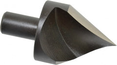 Cleveland - 2" Head Diam, 3/4" Shank Diam, 1 Flute 60° High Speed Steel Countersink - Benchmark Tooling