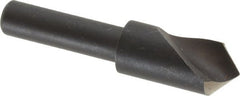 Cleveland - 3/8" Head Diam, 1/4" Shank Diam, 1 Flute 90° High Speed Steel Countersink - Benchmark Tooling