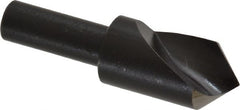 Cleveland - 5/8" Head Diam, 3/8" Shank Diam, 1 Flute 90° High Speed Steel Countersink - Benchmark Tooling