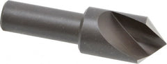 Cleveland - 3/4" Head Diam, 1/2" Shank Diam, 1 Flute 90° High Speed Steel Countersink - Benchmark Tooling