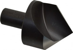 Cleveland - 2" Head Diam, 3/4" Shank Diam, 1 Flute 82° High Speed Steel Countersink - Benchmark Tooling