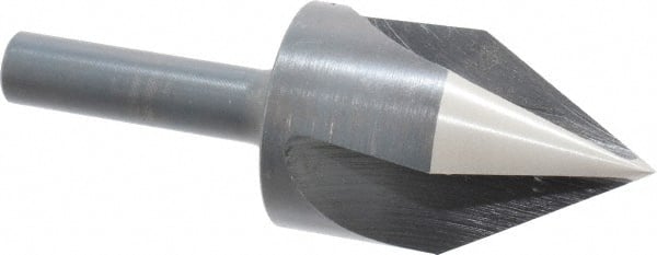 Cleveland - 1-1/2" Head Diam, 3/4" Shank Diam, 3 Flute 60° High Speed Steel Countersink - Benchmark Tooling