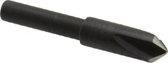 Cleveland - 1/4" Head Diam, 3/16" Shank Diam, 3 Flute 90° High Speed Steel Countersink - Benchmark Tooling