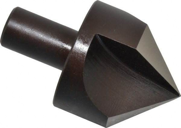 Cleveland - 2" Head Diam, 3/4" Shank Diam, 3 Flute 90° High Speed Steel Countersink - Benchmark Tooling