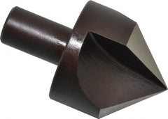 Cleveland - 2" Head Diam, 3/4" Shank Diam, 3 Flute 90° High Speed Steel Countersink - Benchmark Tooling