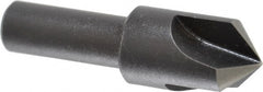 Cleveland - 3/4" Head Diam, 1/2" Shank Diam, 3 Flute 100° High Speed Steel Countersink - Benchmark Tooling