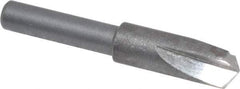 Cleveland - 1/4" Head Diam, 3/16" Shank Diam, 3 Flute 120° High Speed Steel Countersink - Oxide Finish, 1-7/16" OAL, Single End, Straight Shank, Right Hand Cut - Benchmark Tooling