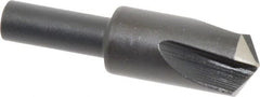 Cleveland - 5/8" Head Diam, 3/8" Shank Diam, 3 Flute 120° High Speed Steel Countersink - Benchmark Tooling