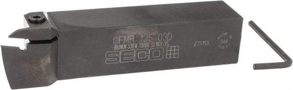 Seco - CFMR, Right Hand Cut, 1-1/4" Shank Height x 1-1/4" Shank Width, Indexable Turning Toolholder - 6" OAL, LC..1603.. Insert Compatibility, Series Multi-Directional Turning (MDT) - Benchmark Tooling