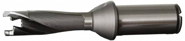 Kennametal - 10 to 10.49mm Diam, 3xD, 32mm Max Depth, 16mm Shank Diam, 43mm Flute, 97mm OAL, Replaceable Tip Drill - KTIP1000HPM Insert, J Seat Size, Series KenTIP - Benchmark Tooling