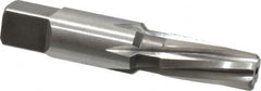 Cleveland - 1/8" Pipe, 0.362" Diam, 0.316" Small End Diam, Straight Shank, 19.05mm Flute, Taper Pipe Reamer - Benchmark Tooling