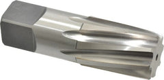 Cleveland - 1" Pipe, 1.212" Diam, 1.103" Small End Diam, Straight Shank, 44.45mm Flute, Taper Pipe Reamer - Benchmark Tooling