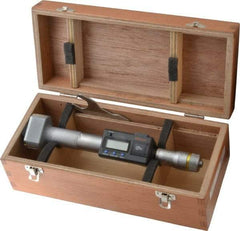 Mitutoyo - 2" to 2-1/2", IP65, TiN Finish, Electronic Inside Micrometer - 0.00005" Resolution, 0.00015" Accuracy - Benchmark Tooling