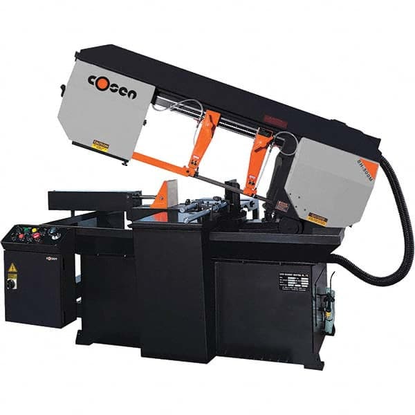 Cosen - Horizontal Bandsaws Machine Style: Semi-Automatic Drive Type: Step Pulley - Benchmark Tooling