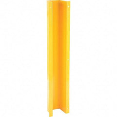 Vestil - 9-3/16" Wide x 6-1/8" Deep x 48" High, Steel Column Protector - Fits 5" Columns, Yellow - Benchmark Tooling