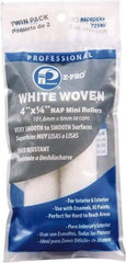 Premier Paint Roller - 1/4" Nap, 4" Wide Paint Mini Roller Covers - Smooth Texture, Woven - Benchmark Tooling