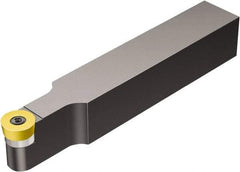 Sandvik Coromant - SRDC, Neutral Cut, 20mm Shank Height x 20mm Shank Width, Neutral Rake Indexable Turning Toolholder - 125mm OAL, RCMT 10 T3 M0 Insert Compatibility, Series CoroTurn 107 - Benchmark Tooling