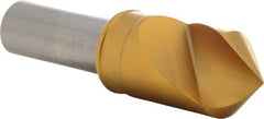 M.A. Ford - 3/4" Head Diam, 1/2" Shank Diam, 1 Flute 90° High Speed Steel Countersink - Benchmark Tooling