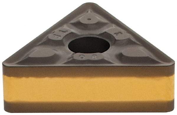 Iscar - TNMG332 TF Grade IC8150 Carbide Turning Insert - TiCN/Al2O3 Finish, 60° Triangle, 3/8" Inscr Circle, 3/16" Thick, 1/32" Corner Radius - Benchmark Tooling