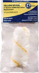 Premier Paint Roller - 1/4" Nap, 4" Wide Paint Roller Cover - Very Smooth Texture, Polyester - Benchmark Tooling