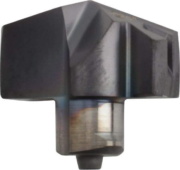 Iscar - Series ICP, 5/8" Diam Grade IC908 140° Replaceable Drill Tip - Carbide, TiAlN Finish, 15 Seat Size, Through Coolant - Benchmark Tooling