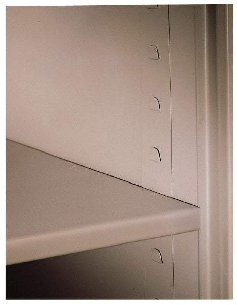 Tennsco - Wardrobe Storage Cabinet - Steel, 36" Wide x 24" Deep x 3/4" High, Putty - Benchmark Tooling