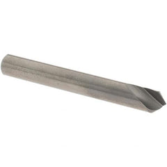 OSG - 1/4" Head Diam, 1/4" Shank Diam, 1 Flute 90° Solid Carbide Countersink - Benchmark Tooling