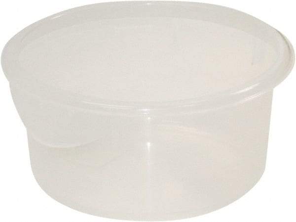 Rubbermaid - Round, Clear Polypropylene Food Storage Container - 7.8" High x 8-1/2" Wide - Benchmark Tooling