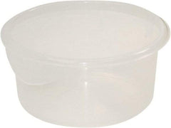 Rubbermaid - Round, Clear Polypropylene Food Storage Container - 7.8" High x 8-1/2" Wide - Benchmark Tooling