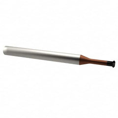 Emuge - Single Profile Thread Mill - 1/8" Shank Diam, 3 Flute, 1-3/32" Neck Length, TiCN Finish - Exact Industrial Supply