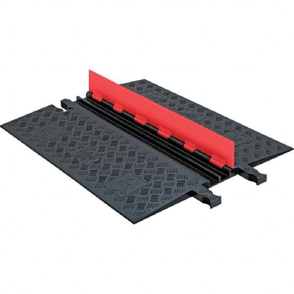 Checkers - On Floor Cable Covers Cover Material: Polyurethane Number of Channels: 2 - Benchmark Tooling