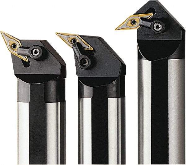Seco - 46mm Min Bore Diam, 300mm OAL, 32mm Shank Diam, S-MVPN Indexable Boring Bar - 50mm Max Bore Depth, VN.. 1604.. Insert, Pin & Clamp Holding Method - Benchmark Tooling