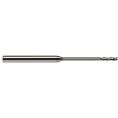 Harvey Tool - Square End Mills; Mill Diameter (mm): 1.20 ; Mill Diameter (Inch): 3/64 ; Mill Diameter (Decimal Inch): 0.0470 ; Length of Cut (Inch): 1/4 ; Length of Cut (Decimal Inch): 0.2500 ; Material: Solid Carbide - Exact Industrial Supply