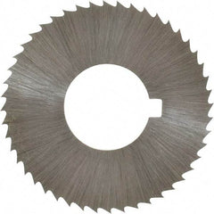 Controx - 1-1/4" Diam x 0.04" Blade Thickness x 1/2" Arbor Hole Diam, 48 Tooth Slitting and Slotting Saw - Arbor Connection, Right Hand, Uncoated, Cobalt, Concave Ground, Contains Keyway - Benchmark Tooling