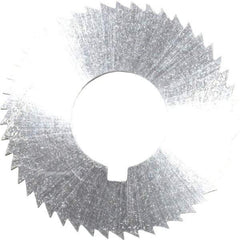 Controx - 1-1/4" Diam x 1/16" Blade Thickness x 1/2" Arbor Hole Diam, 48 Tooth Slitting and Slotting Saw - Arbor Connection, Right Hand, Uncoated, Cobalt, Concave Ground, Contains Keyway - Benchmark Tooling