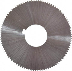 Controx - 1-3/4" Diam x 0.0938" Blade Thickness x 1/2" Arbor Hole Diam, 56 Tooth Slitting and Slotting Saw - Arbor Connection, Right Hand, Uncoated, Cobalt, Concave Ground, Contains Keyway - Benchmark Tooling