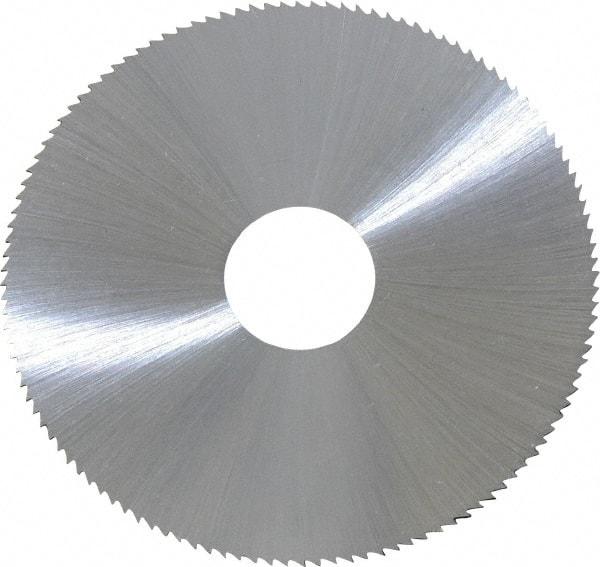 Controx - 2-1/2" Diam x 0.0313" Blade Thickness x 5/8" Arbor Hole Diam, 120 Tooth Slitting & Slotting Saw - Arbor Connection, Right Hand, Uncoated, M2 High Speed Steel, Concave Ground - Benchmark Tooling