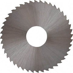 Controx - 1-3/4" Diam x 0.02" Blade Thickness x 1/2" Arbor Hole Diam, 44 Tooth Slitting and Slotting Saw - Arbor Connection, Right Hand, Uncoated, High Speed Steel, 15° Rake, Concave Ground - Benchmark Tooling