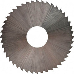 Controx - 1-3/4" Diam x 0.0313" Blade Thickness x 1/2" Arbor Hole Diam, 44 Tooth Slitting & Slotting Saw - Arbor Connection, Right Hand, Uncoated, M2 High Speed Steel, 15° Rake, Concave Ground - Benchmark Tooling