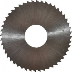 Controx - 2" Diam x 0.0313" Blade Thickness x 5/8" Arbor Hole Diam, 48 Tooth Slitting & Slotting Saw - Arbor Connection, Right Hand, Uncoated, M2 High Speed Steel, 15° Rake, Concave Ground - Benchmark Tooling