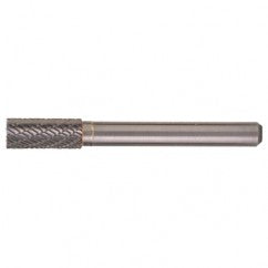 SA-43 Double Cut Solid Carbide Bur-Cylindrical without End Cut - Benchmark Tooling