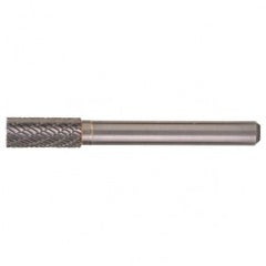 SA-43 Double Cut Solid Carbide Bur-Cylindrical without End Cut - Benchmark Tooling