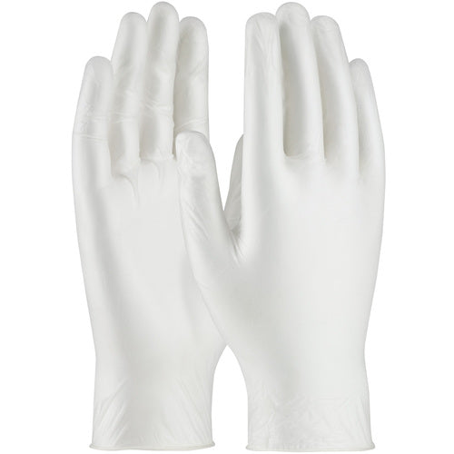 ‎64-435PF/S Disposable Gloves - Ambi-Dex Disposable Vinyl - 5 mil Clear - Premium Grade - Powder Free - Exact Industrial Supply