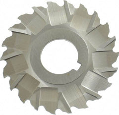 Controx - 2" Blade Diam x x 0.0781" Blade Thickness, 5/8" Hole, 22 Teeth, Cobalt Side Chip Saw - Staggered Tooth, Arbor Connection, Right Hand Cut, Uncoated, with Keyway - Benchmark Tooling