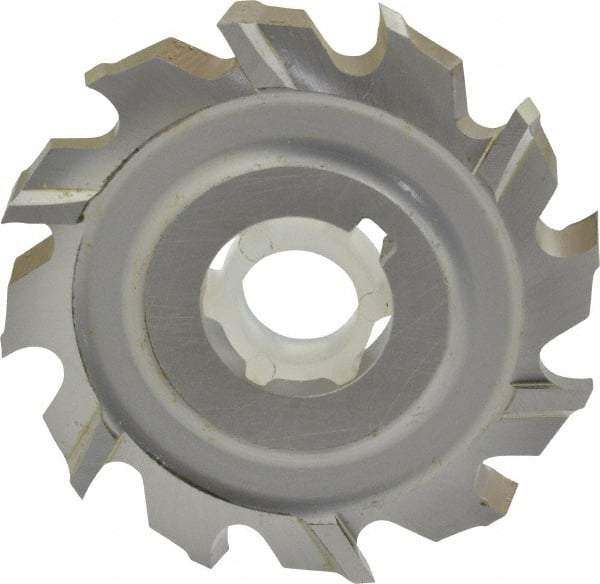 Controx - 2" Blade Diam x 1/4" Blade Thickness, 5/8" Hole, 12 Teeth, Cobalt Side Chip Saw - Staggered Tooth, Arbor Connection, Right Hand Cut, Uncoated, with Keyway - Benchmark Tooling
