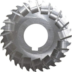 Controx - 3" Blade Diam x x 0.0781" Blade Thickness, 1" Hole, 32 Teeth, Cobalt Side Chip Saw - Staggered Tooth, Arbor Connection, Right Hand Cut, Uncoated, with Keyway - Benchmark Tooling